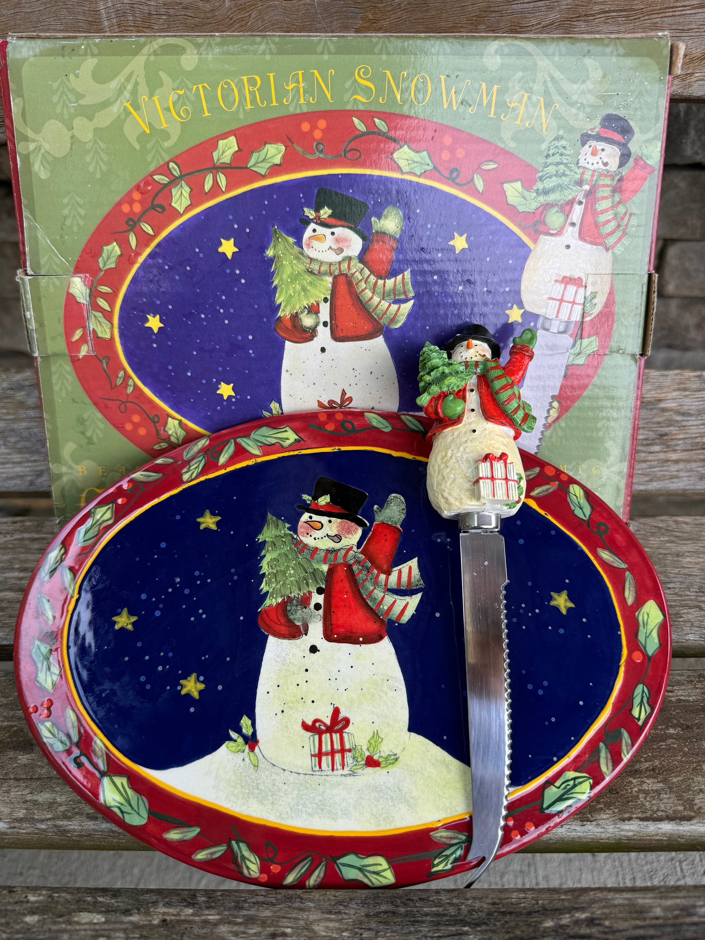 工芸品 100th anniversary of Christmas plate 100th anniversary of Christmas plate