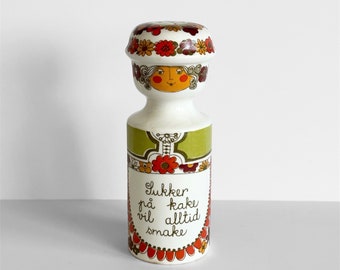 Figgjo Flint Turi-design Folklore Sugar Shaker Norway