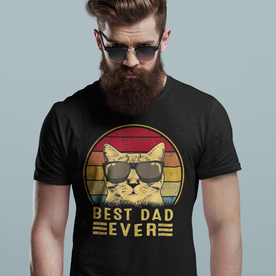 Best Cat Dad Ever, Cat Dad, Fathers Shirt, Personalized Shirt, Gift for