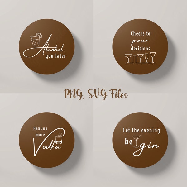 Sarcastic coaster SVG alcohol saying svg, funny coaster SVG, Christmas SVG bundle coaster t-shirt mugs saying quote magnets glass svg