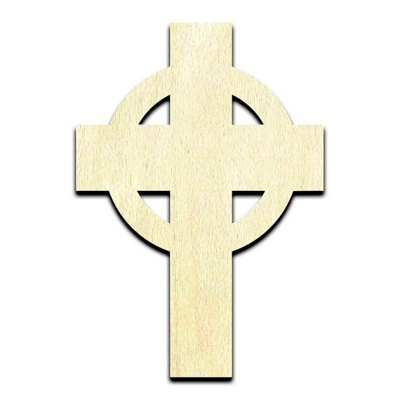 Cross - Laser Cut Out Unfinished Wood Craft Shape REL15 Cross - Laser Cut Out Unfinished Wood Craft Shape REL15