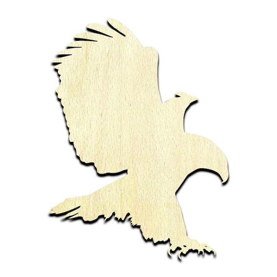 Bird Eagle - Laser Cut Out Unfinished Wood Craft Shape BRD119 Bird Eagle - Laser Cut Out Unfinished Wood Craft Shape BRD119