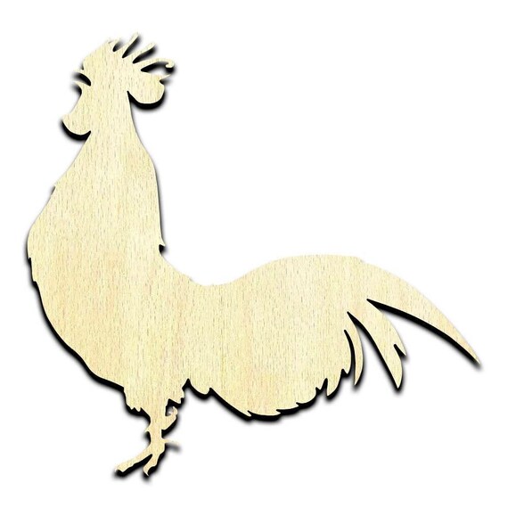 Bird Chicken - Laser Cut Out Unfinished Wood Craft Shape BRD133 Bird Chicken - Laser Cut Out Unfinished Wood Craft Shape BRD133