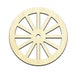 Wagon Wheel Laser Cut Out Unfinished Wood Shape Craft - Etsy