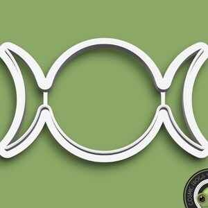 Triple Goddess Symbol Shaped Cookie Cutter
