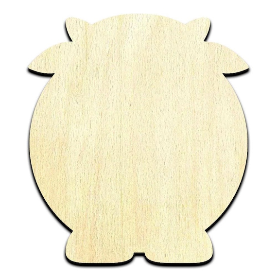 Cow - Laser Cut Out Unfinished Wood Craft Shape COW11 Cow - Laser Cut Out Unfinished Wood Craft Shape COW11