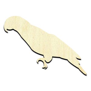 Parrot Laser Cut Out Unfinished Wood Shape Craft Supply
