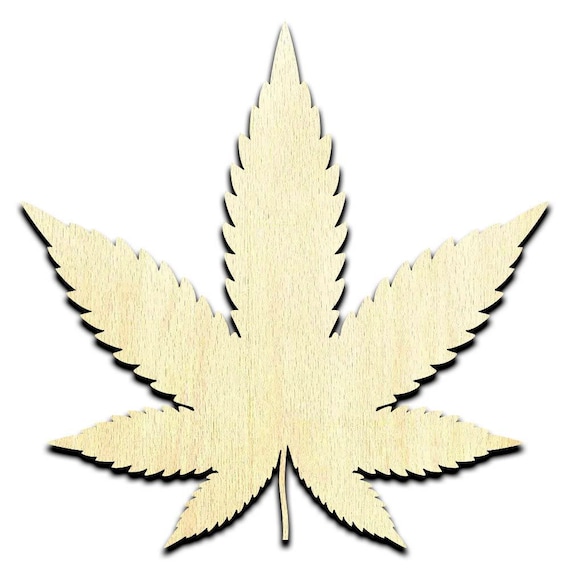 Leaf - Laser Cut Out Unfinished Wood Craft Shape LEF6 Leaf - Laser Cut Out Unfinished Wood Craft Shape LEF6
