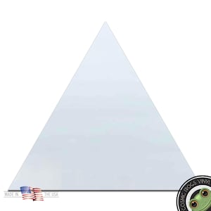 Triangle Laser Cut Out Acrylic Shape Craft Supply