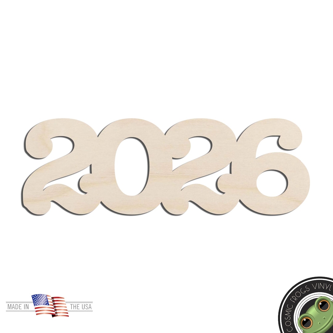 2026 Year Laser Cut Out Unfinished Wood Shape Craft Supply Etsy Il Pefq 