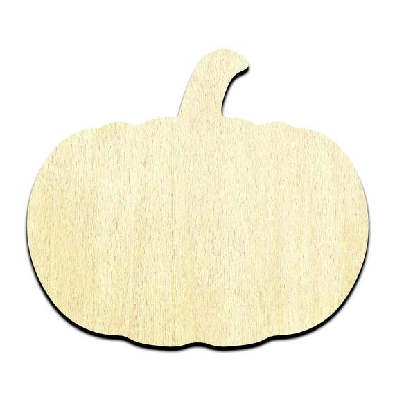 Pumpkin - Laser Cut Out Unfinished Wood Craft Shape FAL131 Pumpkin - Laser Cut Out Unfinished Wood Craft Shape FAL131