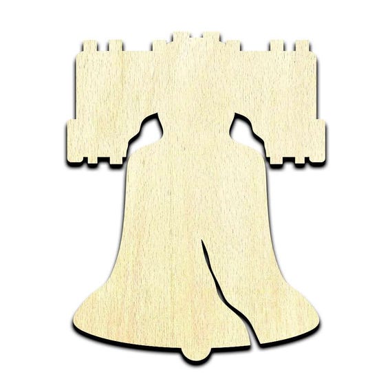 USA Liberty Bell - Laser Cut Out Unfinished Wood Craft Shape 4TH16 USA Liberty Bell - Laser Cut Out Unfinished Wood Craft Shape 4TH16