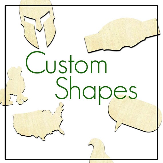 Banner - Laser Cut Out Unfinished Wood Craft Shape BNR22 Banner - Laser Cut Out Unfinished Wood Craft Shape BNR22
