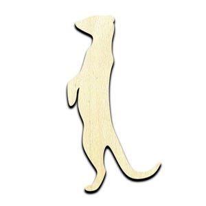 Meerkat - Laser Cut Out Unfinished Wood Craft Shape ANML32 Meerkat - Laser Cut Out Unfinished Wood Craft Shape ANML32