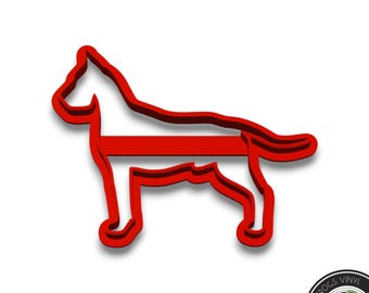 Great Dane Dog Puppy Shaped Cookie Cutter - Polymer Clay Cutters - Ceramic Clay Cutters - Fondant Cutters
