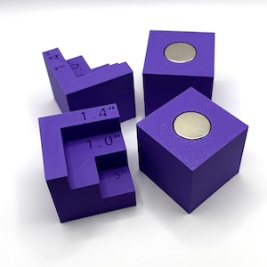 Glowforge Bed Riser Focus Blocks Magnetic