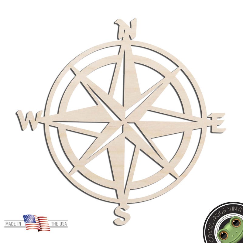 Wooden Compass - Etsy