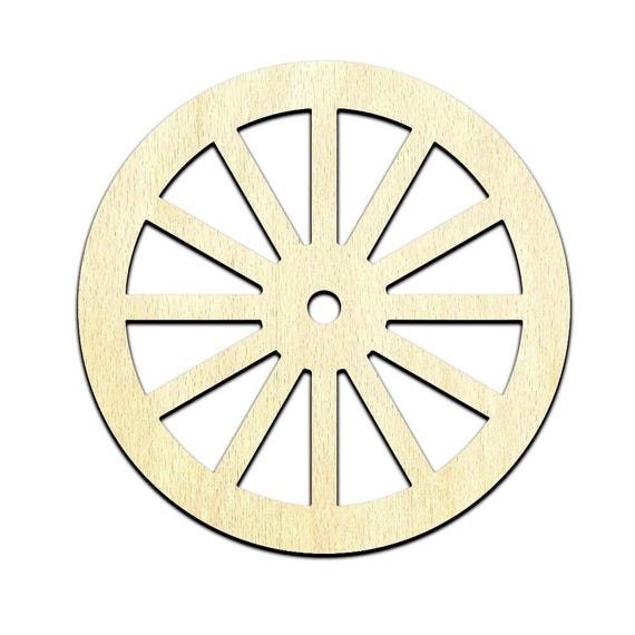 Wagon - Laser Cut Out Unfinished Wood Craft Shape WGN14 Wagon - Laser Cut Out Unfinished Wood Craft Shape WGN14