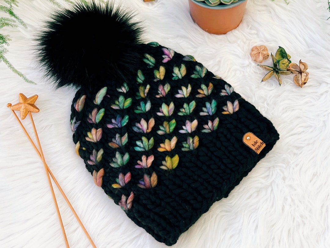 Lotus Flower Beanie - Porrinho/Plomo