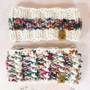 Stick- of twist-hoofdbandpatroon Brei een eenvoudige geribbelde oorwarmer of decoratieve twist Eenvoudig aan te passen hoofdband voor beginners voor volwassenen