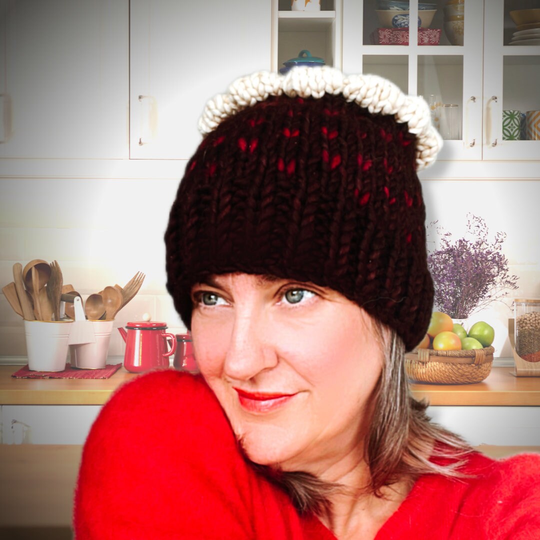 Little Pudding Beanie Knitting Pattern, Digital Download of Christmas ...