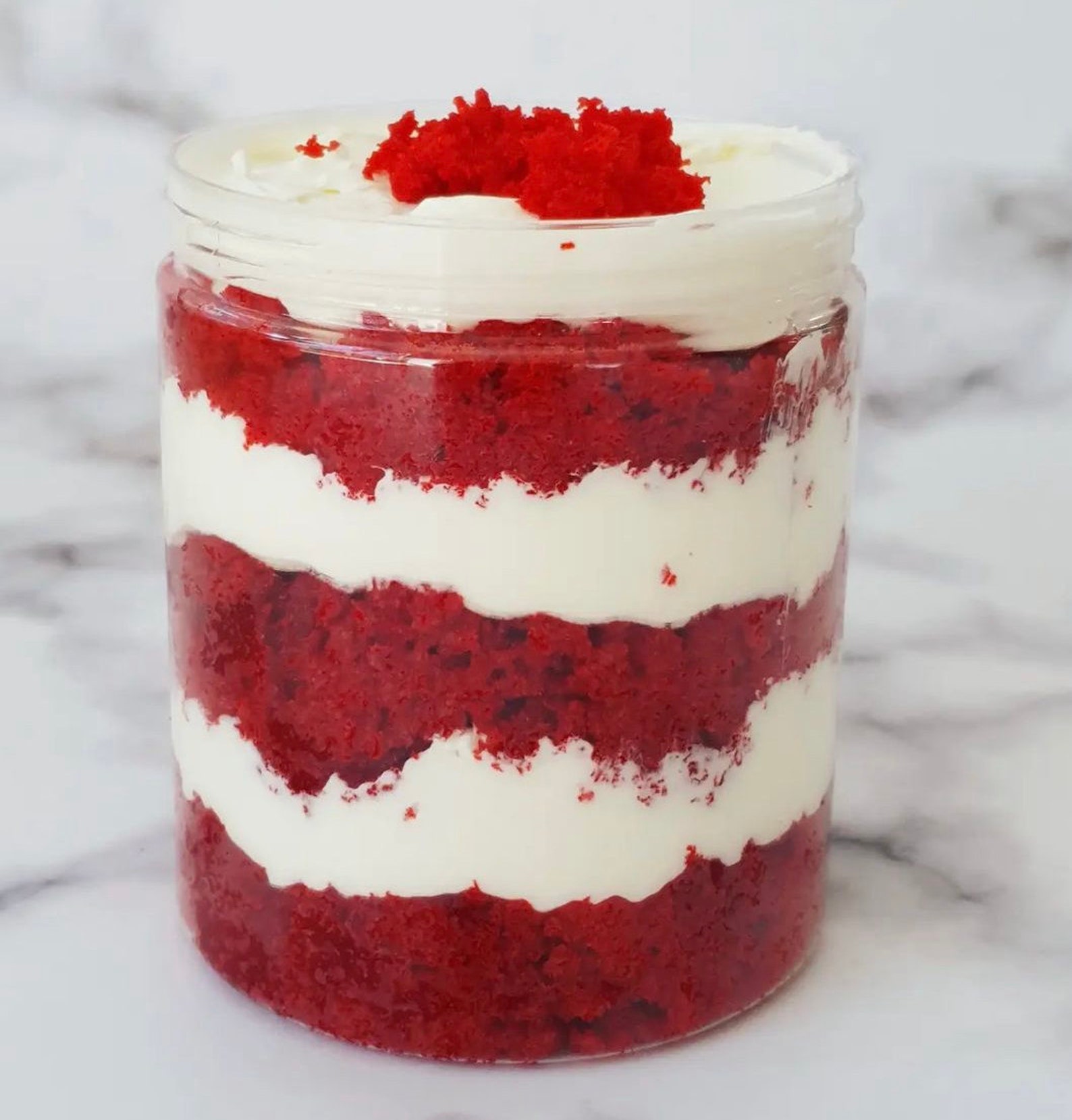 2 Cakeinajar Red Velvet, Chocolate, Vanilla Sponge Birthday