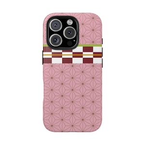 Stylish Tough Phone Cases - Trendy Protection for Your Device, Gift for Tech Lovers, Nezuko Phone Case, Demon Slayer Phone Case