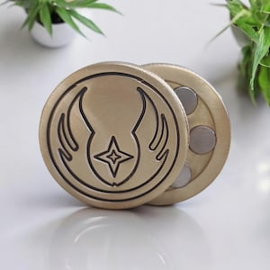 Celestial Shield Haptic Fidget slider | Haptic Slider | Fidget Clicker | Haptic Fidget | Stress Toy | Toy for Adults | Magnetic Slider