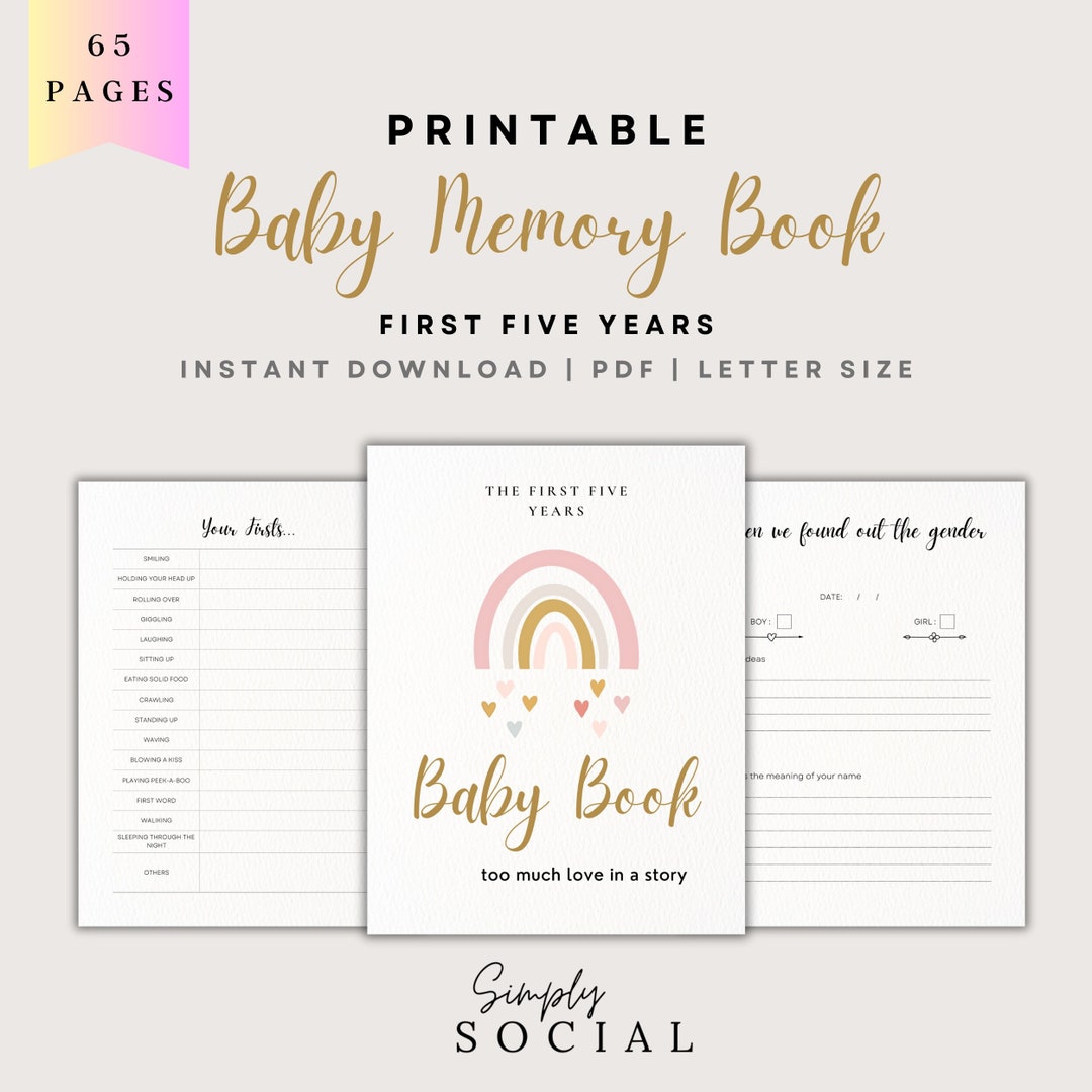 Diy Baby Memory Book Printables
