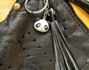 Panda bag accessory Panda keychain Kawaii accessory