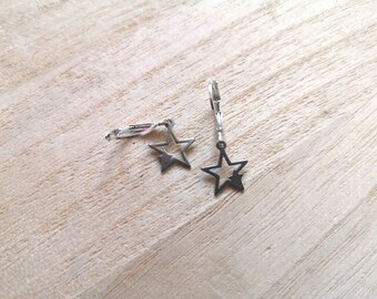 Star earrings Tiny Star jewelry Minimalist design