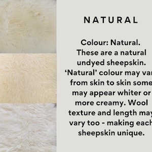 Oval Sheepskin Pet Bed Rug, Natural or Colored Comforter Pad image 5