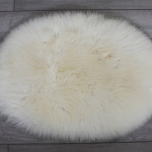 Sheepskin pad cushion for chair