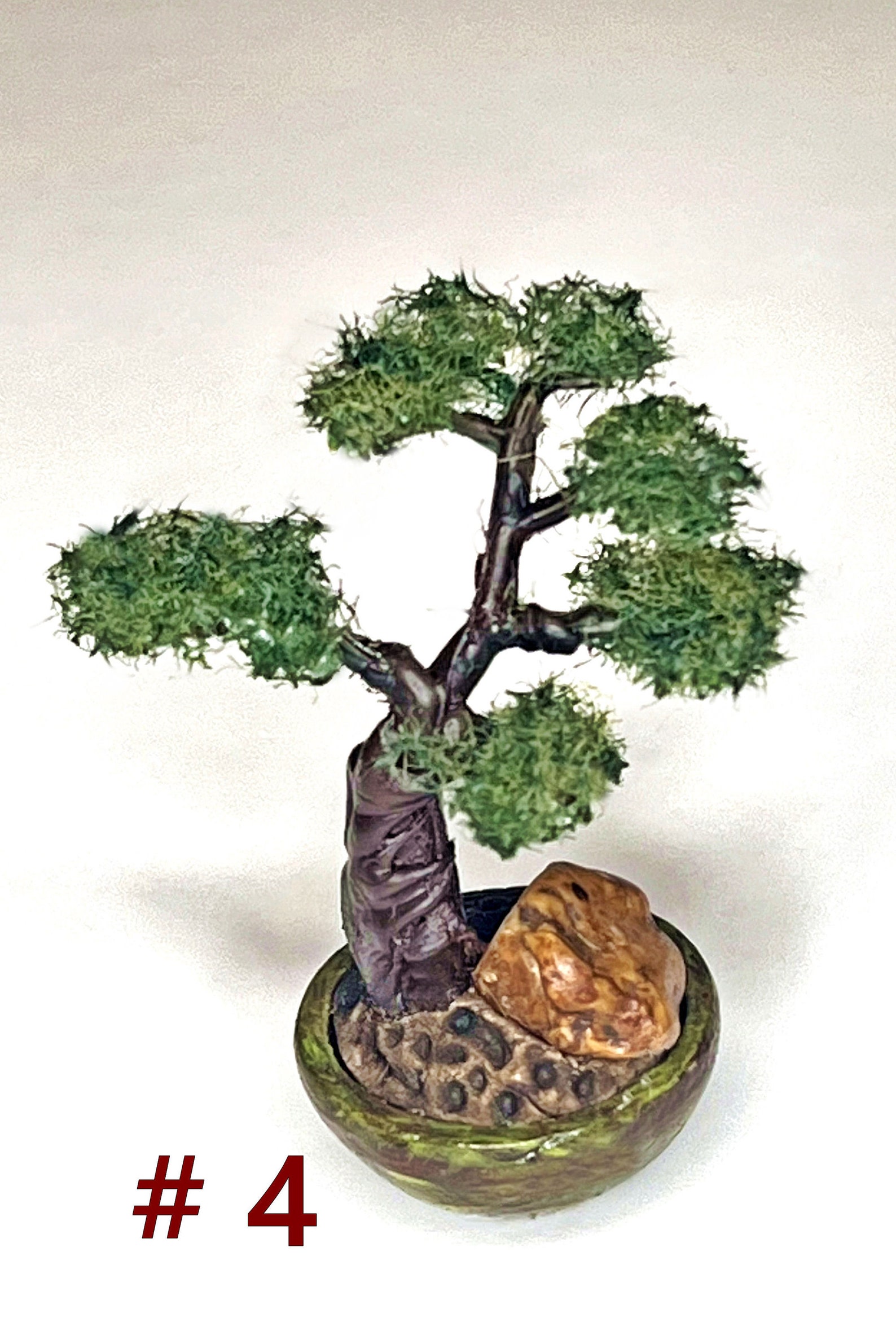 Miniature Bonsai Tree for Dollhouse. Miniature Plants in a Pot - Etsy