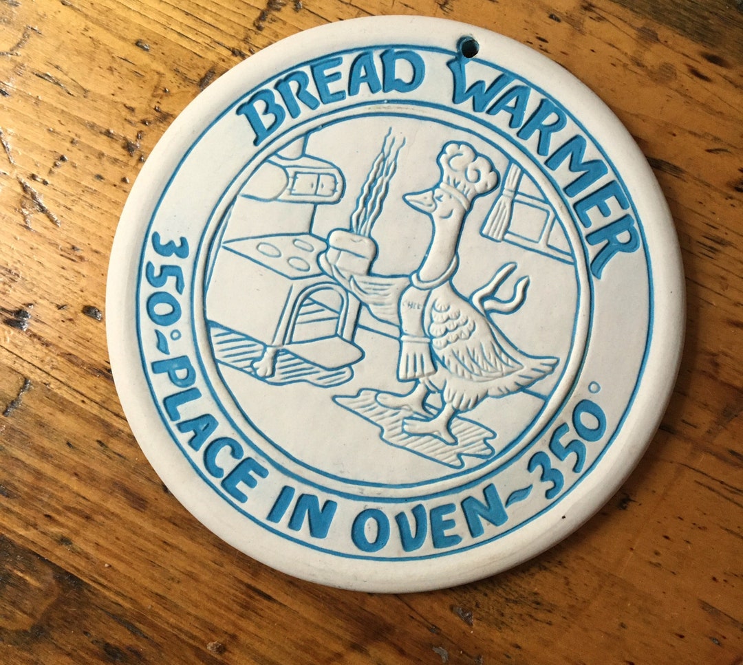 Bread Warmer With Goose Vintage Lyn Ulick 1988 Signed Ceramic Etsy