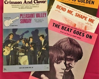Monkees, Sonny & Cher, Bobby Gentry, American Breed and More 1960s Sheet Music LOT