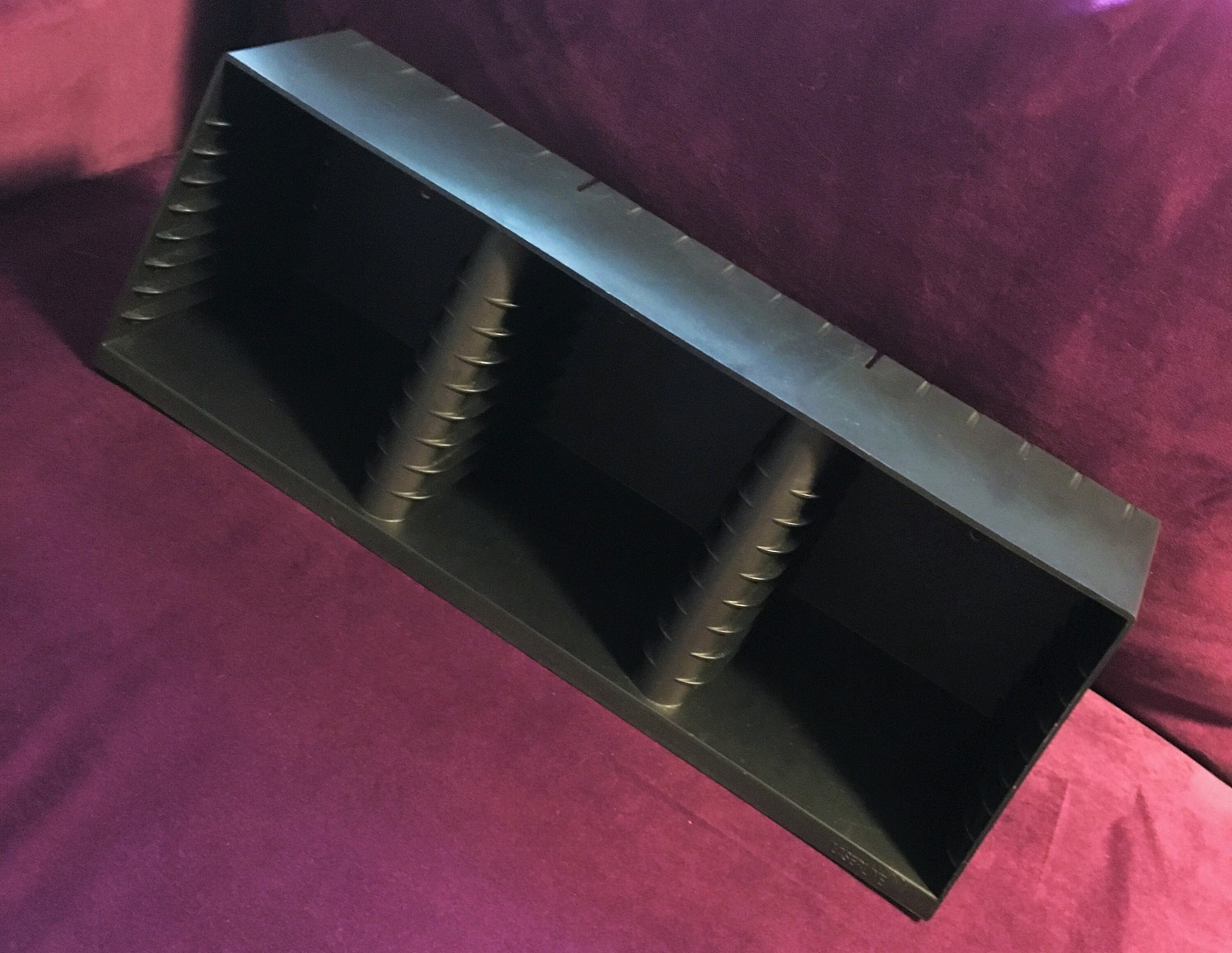 Laserline CD Rack Vintage Wallmounted Black Plastic Etsy UK