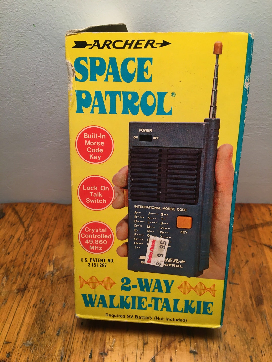 2way Walkie Talkie With Morse Code Vintage 1980 Archer Space Etsy