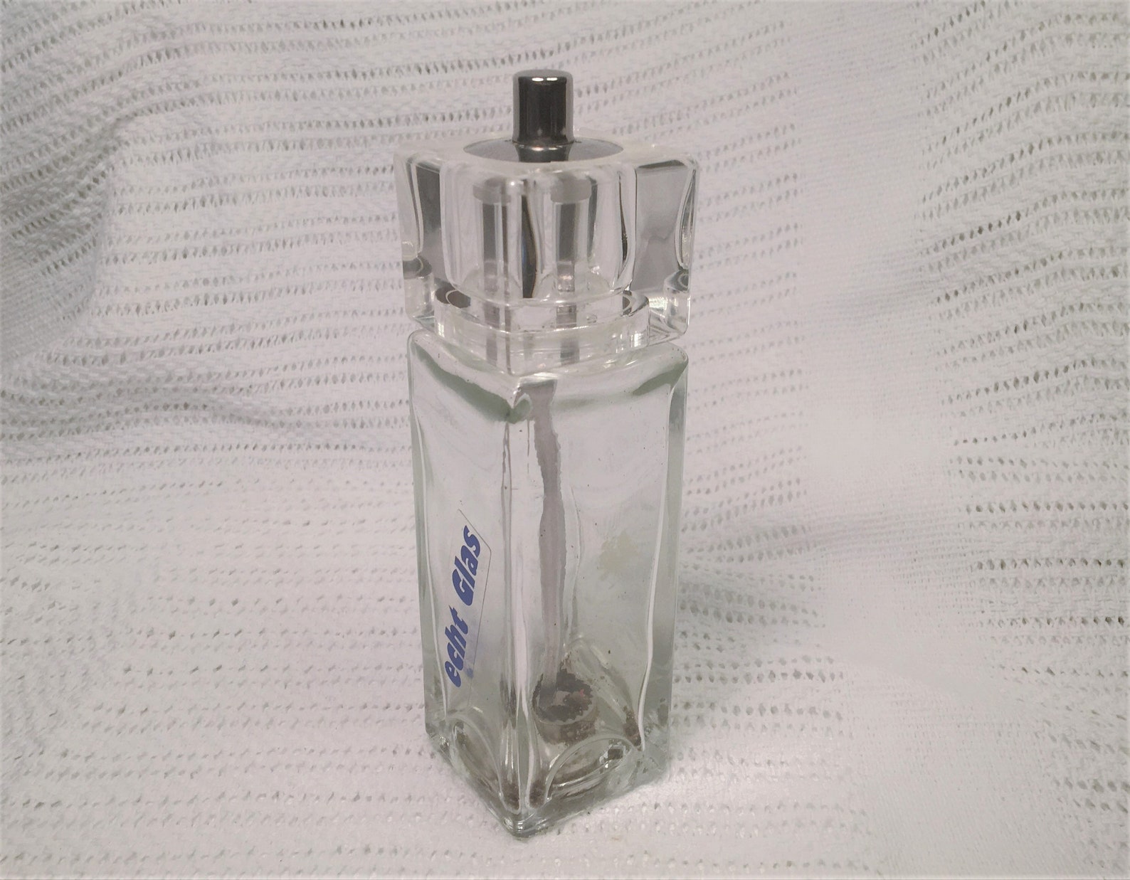 Vintage Stoha Designs Glass Pepper Mill / Grinder With Salt Etsy