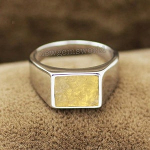 Libysche Wüste Glas Ring, Libysche authentische Wüste Glas, echte libysche Wüste Glas Schmuck, spirituelle Geschenke, Geschenk für sie, ovale Form