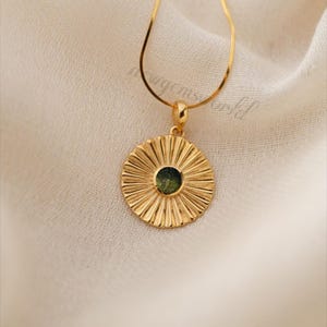 Raw Moldavite Sterling Silver Pendant: Handmade Green Gemstone Necklace