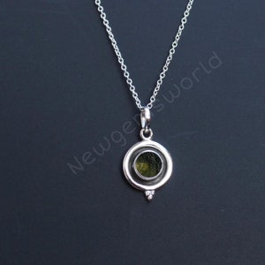 Colgante de moldavita, moldavita oculta, regalo del día de la madre, regalos, colgante de meteorito, regalo del día del padre, colgante hecho a mano, collar de moldavita