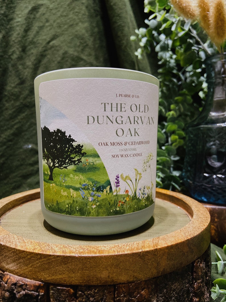 Luxury Irish Candle Dungarvan // Oakmoss & Cedarwood image 3