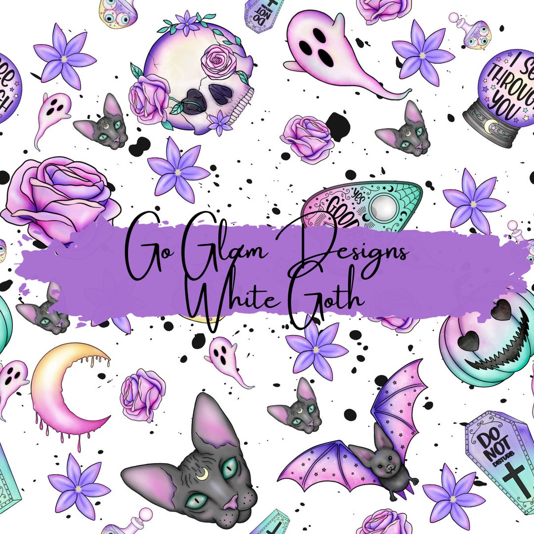 Seamless Pattern White Goth Repeat Pattern Digital Etsy seamless-pattern-white-goth-repeat-pattern-digital-etsy