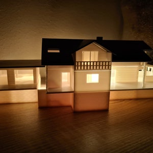Sua própria casa como modelo 3D, escala 1:100