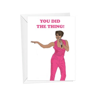 ariana debose, did the thing, greeting card