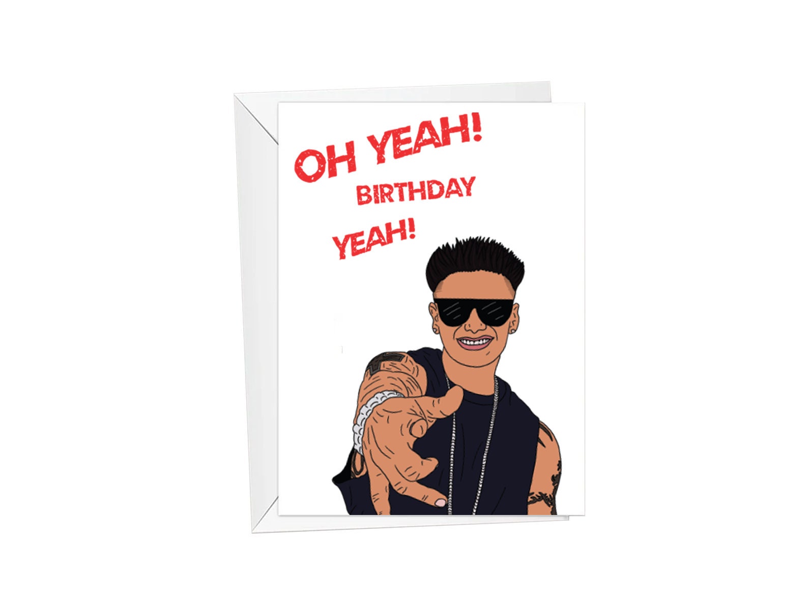 Jersey Shore Pauly Birthday Greeting Card - Etsy