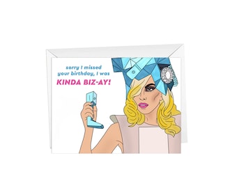 gaga, Telefon Geburtstag, Grußkarte