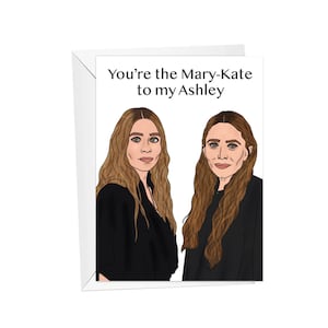 olsens, mary-kate an meine ashley, grußkarte