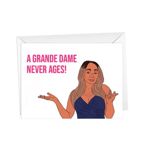 rhop, grande dame birthday, greeting card
